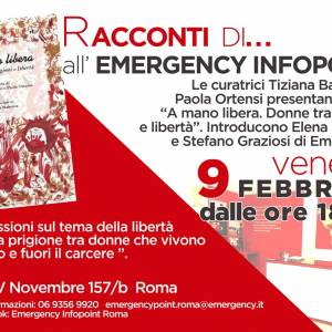 Foto A mano libera. Donne tra prigioni e libertà. Presentazione all'Emergency Infopoint  1