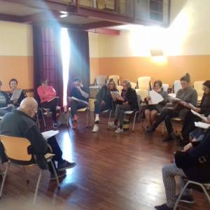 Foto Ivano Malcotti e il Teatro di Cittadinanza con le staffette partigiane in Liguria 6