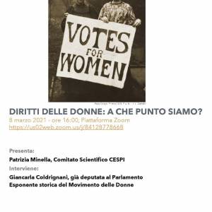 Foto CESPI / DIRITTI DELLE DONNE: A CHE PUNTO SIAMO? 1