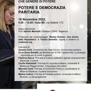 Foto Che genere di potere: ciclo di seminari 1