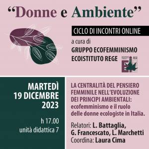 Foto 'Donne e Ambiente' un corso ispirato all'ecofemminsmo - di Pinuccia Montanari 3