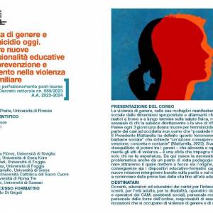 Foto UNIVERSITA' DI FIRENZE: CORSO DI PERFEZIONAMENTO SULLA VIOLENZA DI GENERE 1