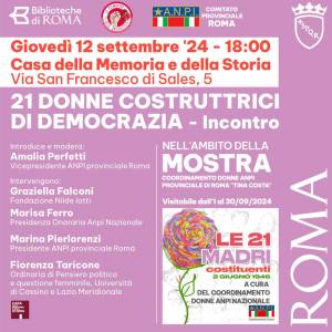 Foto Roma / Alla Casa della Memoria per incontrare le 21 Madri costituenti 9