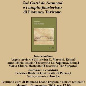 Foto Zoé Gatti de Gamond e l'utopia fourierista, il libro di Fiorenza Taricone 1