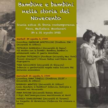 Foto: Fano / Bambine e bambini nella storia del Novecento