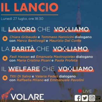 Foto: VOLARE: LANCIO IL 27 LUGLIO