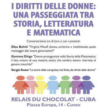 Foto: CUNEO / I DIRITTI DELLE DONNE TRA STORIA, LETTERATURA E MATEMATICA