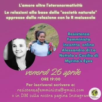 Foto: L'amore oltre l'eteronormatività: il webinar organizzato da Resistenza Femminista 