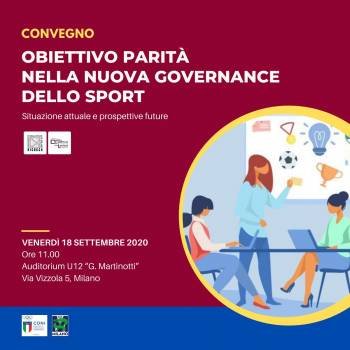 Foto: Obiettivo parità nella nuova governance dello sport