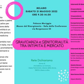 Foto: Milano / Gravidanza e genitoralità tra intimità e mercato