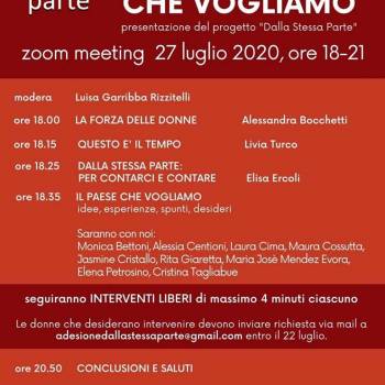 Foto: IL PAESE CHE VOGLIAMO / ZOOM MEETING