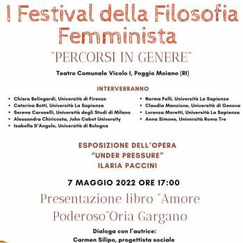 Foto: FESTIVAL DELLA FILOSOFIA FEMMINISTA