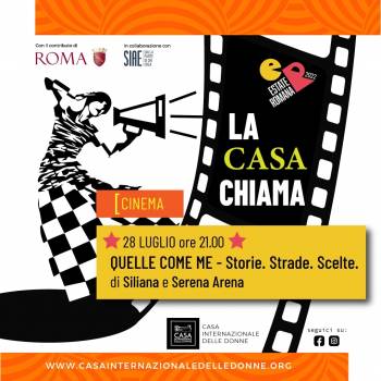 Foto: LaCasaChiama: a luglio tre appuntamenti con l’arte teatrale e cinematografica al femminile