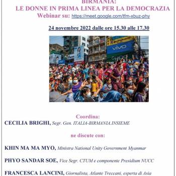 Foto: BIRMANIA: LE DONNE IN PRIMA LINEA PER LA DEMOCRAZIA