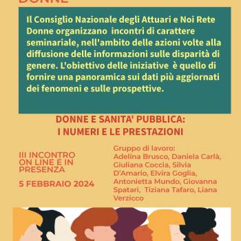 Foto: Donne e sanità pubblica. I numeri e le prestazioni
