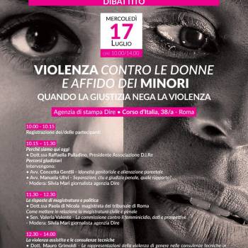 Foto: Violenza di genere, minori e giustizia: opinioni e riflessioni 