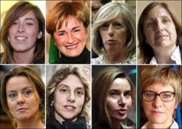 Foto: 50% di donne al Governo. Non sto serena  - di Giulia Rodano