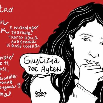 Foto: Ayten Öztürk: non lasciamola sola !