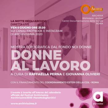 Foto: DONNE AL LAVORO: la mostra fotografica partecipa al Festival degli Archivi