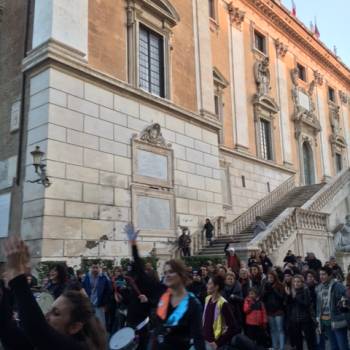 Foto: Manifestazione a Roma: i luoghi delle donne non si toccano