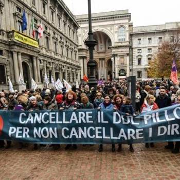 Foto: Mobilitazione permanente contro il ddl Pillon