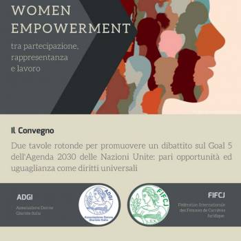 Foto: Le giuriste per l'empowerment e i diritti: un dibattito sul Goal 5 dell'Agenda 2030