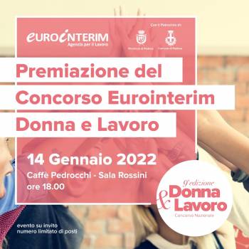 Foto: Eurointerim / Concorso nazionale Donna e Lavoro: premiazione della nona edizione