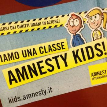 Foto: GLI AMNESTY KIDS AL MIUR: OCCORRE AGIRE CONTRO LE PAROLE D’ODIO