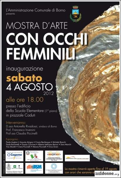 Foto: BORNO / ARTE CON OCCHI FEMMINILI