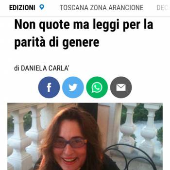 Foto: NON QUOTE MA LEGGI PER LA PARITÀ DI GENERE