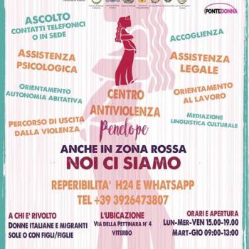 Foto: A Viterbo aperto il Centro Antiviolenza Penelope