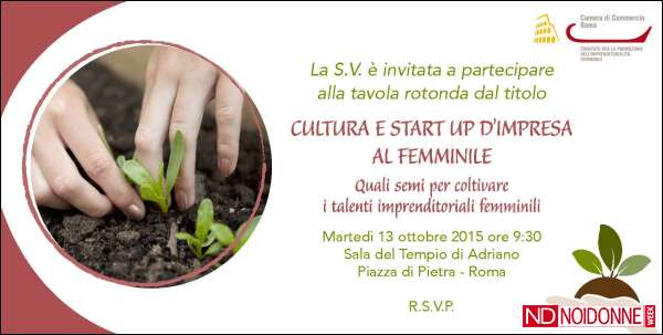 Foto: Cultura e start up d'impresa al femminile