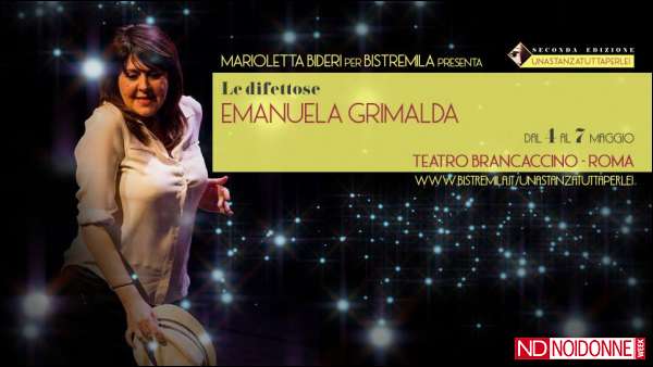 Foto: Emanuela Grimalda con 