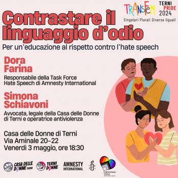 Foto: VERSO IL TRANSFEM PRIDE: 3 MAGGIO ALLA CASA DELLE DONNE SI PARLA DI HATE SPEECH