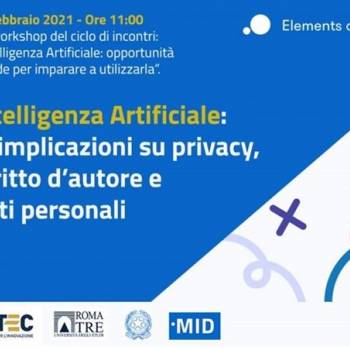 Foto: Noi Rete Donne: sbagliato solo uomini a parlare di intelligenza artificiale