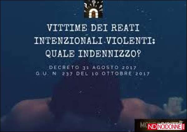 Foto: Si riconsiderino gli indennizzi statali per le vittime di reati intenzionali violenti