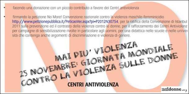 Foto: SIENA / “MAI Più VIOLENZA”