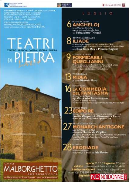 Foto: Teatri di pietra / ERODIADE, figlia di Salomè