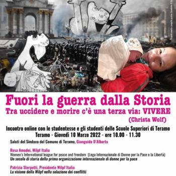 Foto: Teramo / Fuori la guerra dalla storia