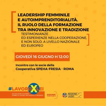 Foto: Leadership femminile e autoimprenditorialità