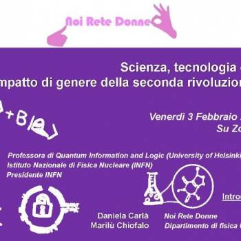 Foto: Scienza, tecnologia e democrazia. Impatto di genere della seconda rivoluzione quantistica