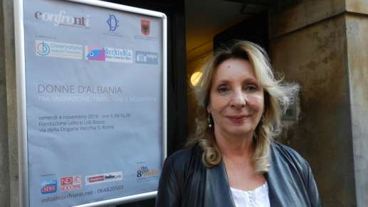 Foto: Donne d'Albania, convegno organizzato da 'Confronti'  intervista a Diana Ciuli