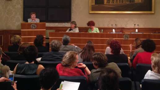 Foto: La Sen Emilia De Biasi alla presentazione di 'DonnaeSalute'