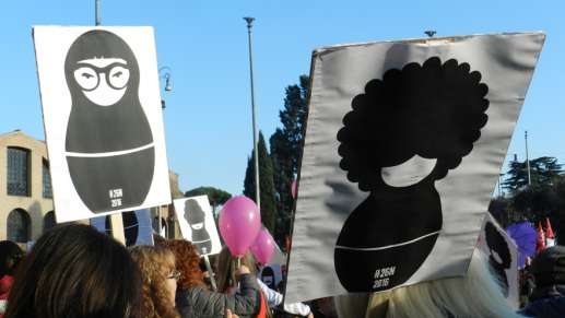 Foto: Nonunadimeno. Testimonianze raccolte nel corteo. Maria Chiara di Parma