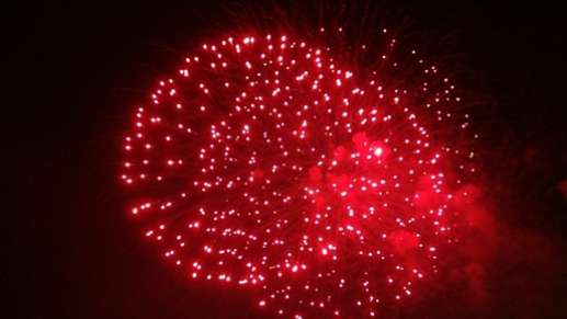 Foto: Roma. Fuochi d'artificio al Colosseo per salutare l'arrivo del 2014